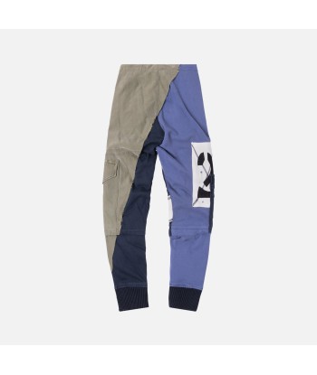 Greg Lauren Deconstructed Rugby Pant - Navy / Olive prix