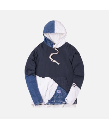 Greg Lauren 50/50 Painter Hoodie - Navy 2 - 3 jours ouvrés.