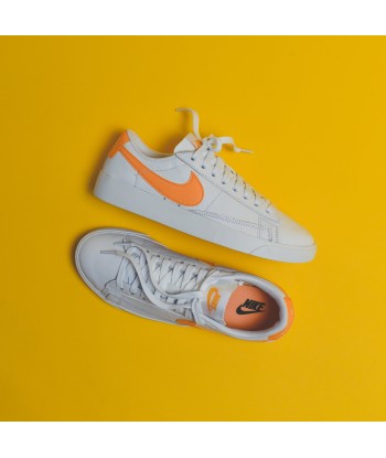 Nike WMNS Blazer Low LE - White / Fuel Orange / White le concept de la Pate a emporter 