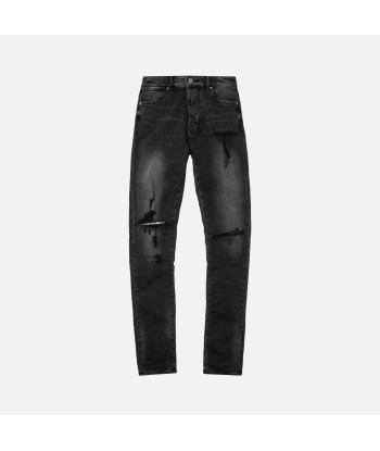 Ksubi Van Winkle Angst Trashed Denim - Black la chaussure