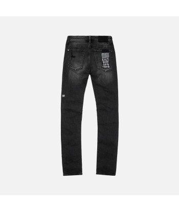 Ksubi Van Winkle Angst Trashed Denim - Black la chaussure