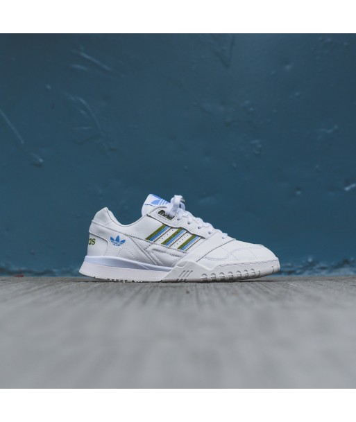 adidas Originals WMNS A.R. Trainer 100 -  White / Tech Olive / Real Blue Paris Déstockage Promo