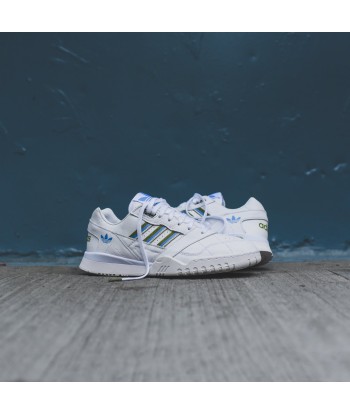 adidas Originals WMNS A.R. Trainer 100 -  White / Tech Olive / Real Blue Paris Déstockage Promo