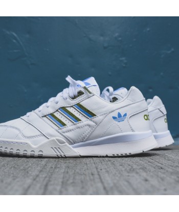 adidas Originals WMNS A.R. Trainer 100 -  White / Tech Olive / Real Blue Paris Déstockage Promo