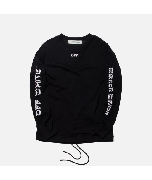 Off-White Quotes L/S Tee - Black outlet