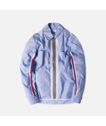 Tim Coppens FZ Shirt Jacket - Blue / White chez Cornerstreet bien 