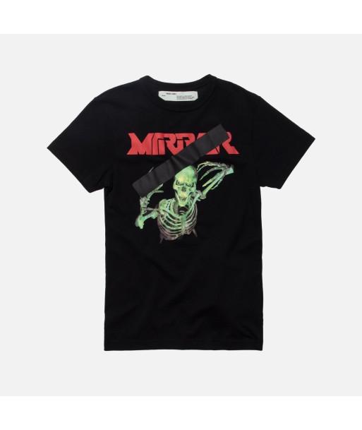 Off-White Mirror Skull Tee - Black / Multi Profitez des Offres !